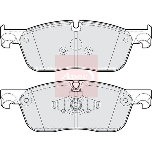 Apec Front Brake Pad Set fits Land Rover Discovery Sport 2019 on 2.0
