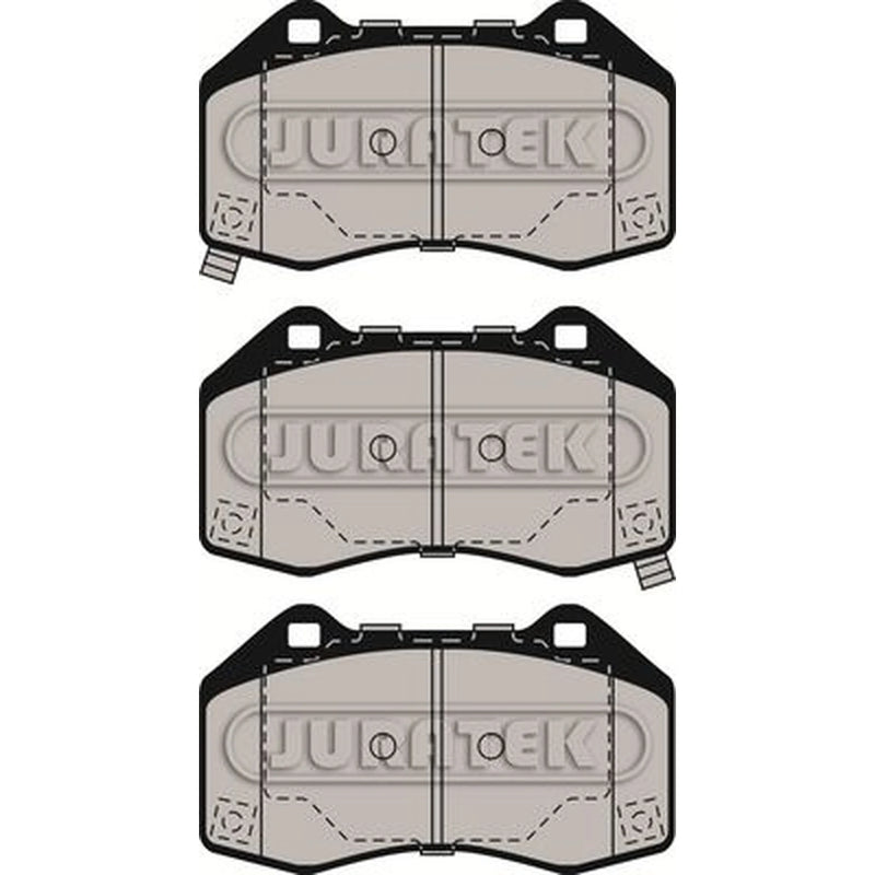 Juratek Front Brake Pad Set fits Abarth 124 Spider 2016 on 1.4