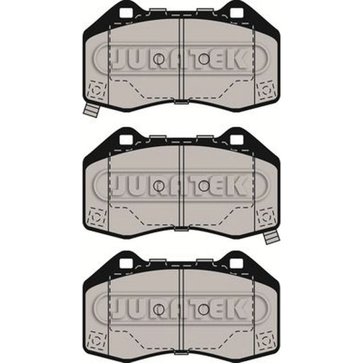Juratek Front Brake Pad Set fits Abarth 124 Spider 2016 on 1.4