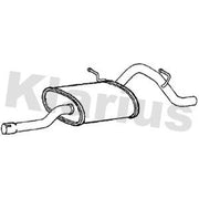 Klarius Box With Tail Pipe Rear fits Opel Agila A 2000-2007 1.0