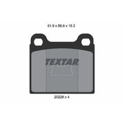 Textar Front Brake Pad Set 2022803