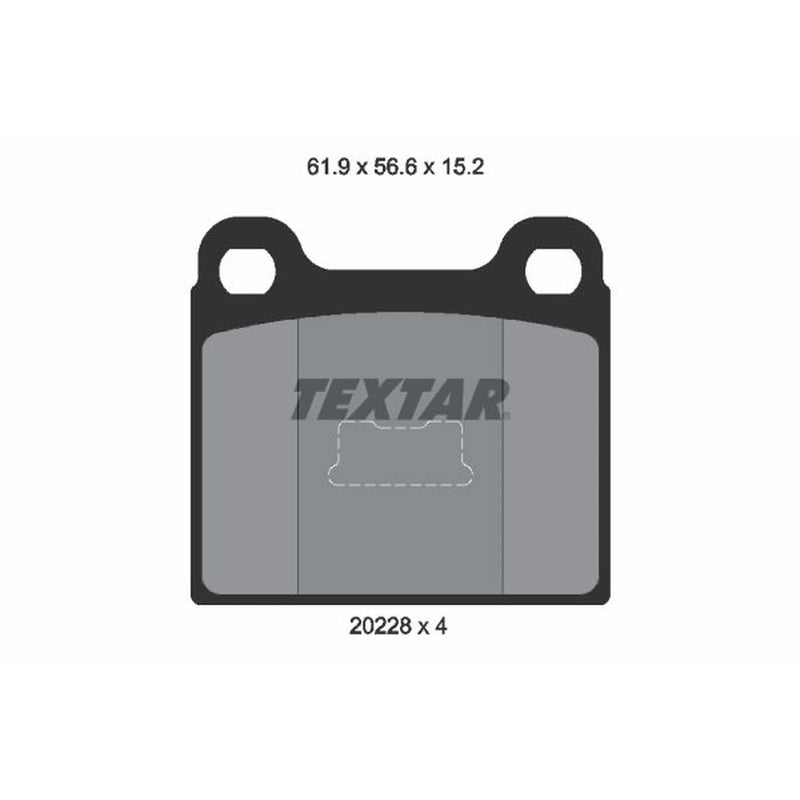 Textar Front Brake Pad Set 2022803