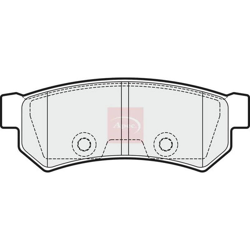 Apec Rear Brake Pad Set PAD1847