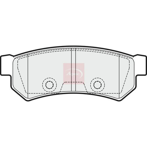 Apec Rear Brake Pad Set PAD1847