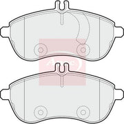 Apec Front Brake Pad Set fits Mercedes-Benz C-Class 2007-2014