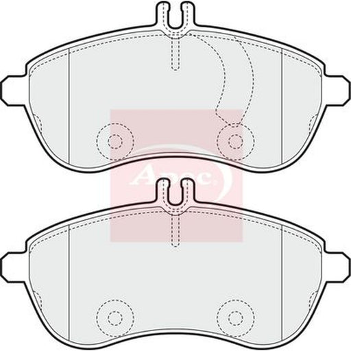 Apec Front Brake Pad Set fits Mercedes-Benz C-Class 2007-2014