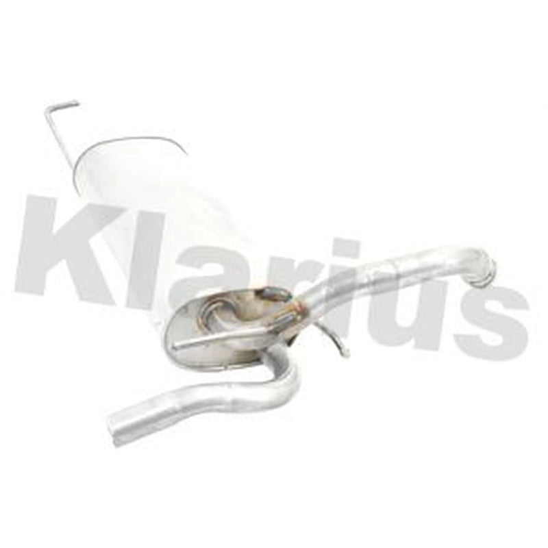 Klarius Box With Tail Pipe Rear fits Fiat Sedici 2006-2014 1.6