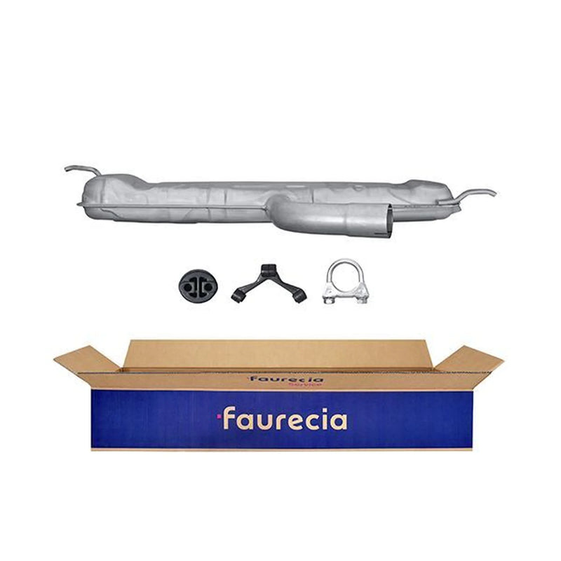 Hella End Silencer Rear fits VW Touran 2003-2015 1.4 2.0