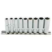 Laser AF Deep Socket Set 1/4"D 9pc 5692 Laser - Dynamic Drive