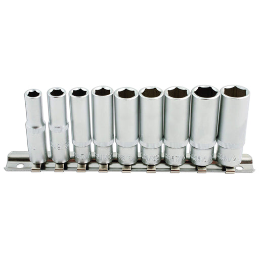 Laser AF Deep Socket Set 1/4"D 9pc 5692 Laser - Dynamic Drive