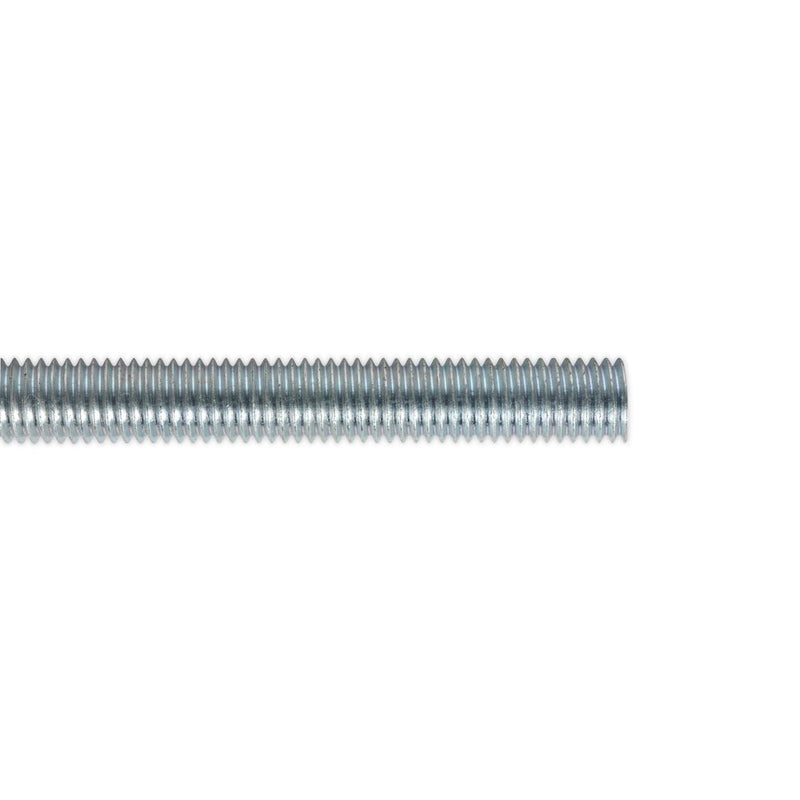 Sealey Studding M8 x 1m Zinc Pack of 5 STUD8 Sealey - Dynamic Drive