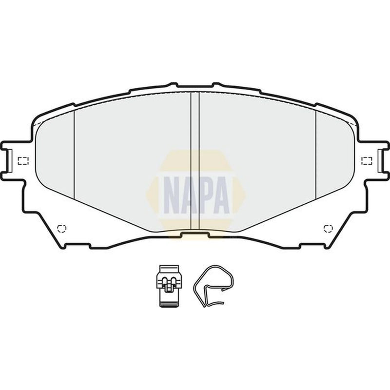 NAPA Front Brake Pad Set NBP1291