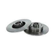 Bosch 2 x Solid Brake Discs fits Renault Grand Scénic III 2009-2016