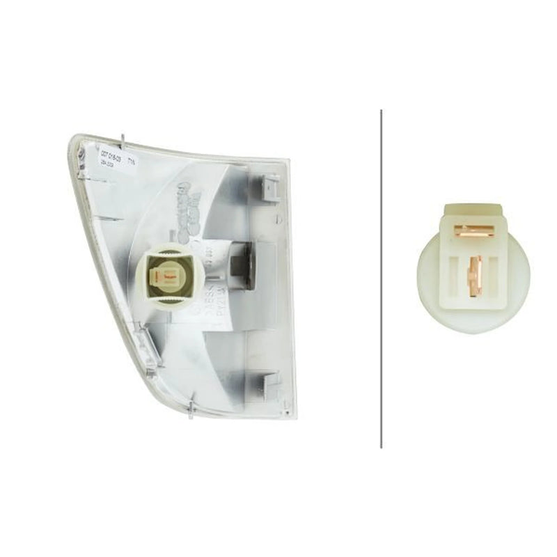 Hella Direction Indicator Light Left Front fits Mercedes-Benz Sprinter 2-T