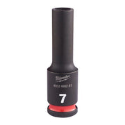 Milwaukee 7mm 3/8 Impact Socket Deep-1Pc New 4932480281 Milwaukee - Dynamic Drive