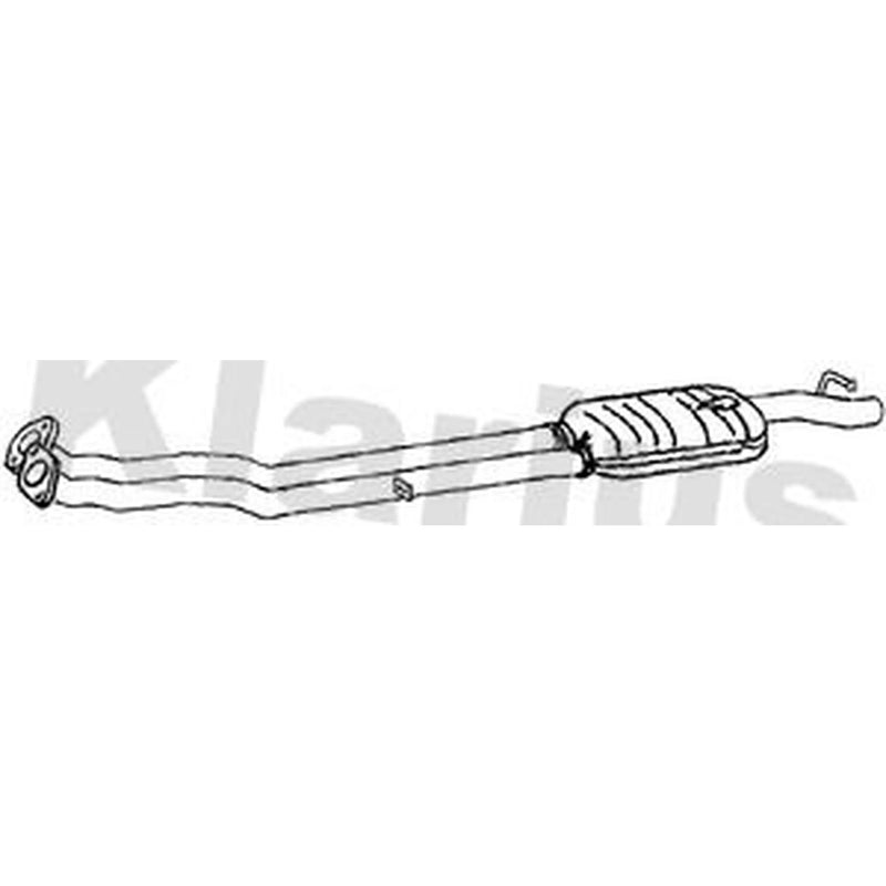 Klarius Box With Centre Pipe Centre fits BMW 5 2003-2010