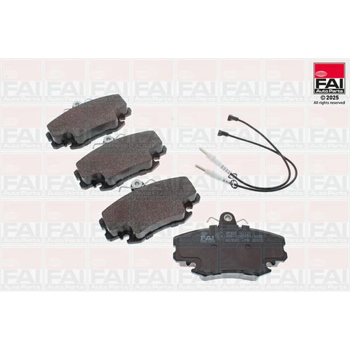 FAI Front Brake Pad Set fits Dacia Logan 2004-2012 1.2 1.4 1.5 1.6