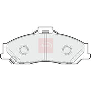 Apec Front Brake Pad Set fits Ford Ranger 1999-2012 2.5