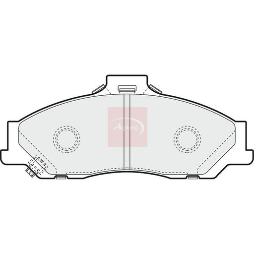Apec Front Brake Pad Set fits Ford Ranger 1999-2012 2.5