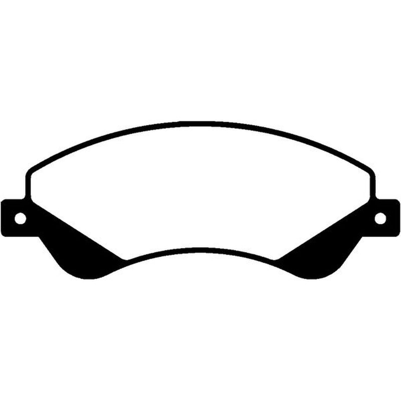 Abtex Front Brake Pad Set fits Ford Transit 2006-2014 2.2