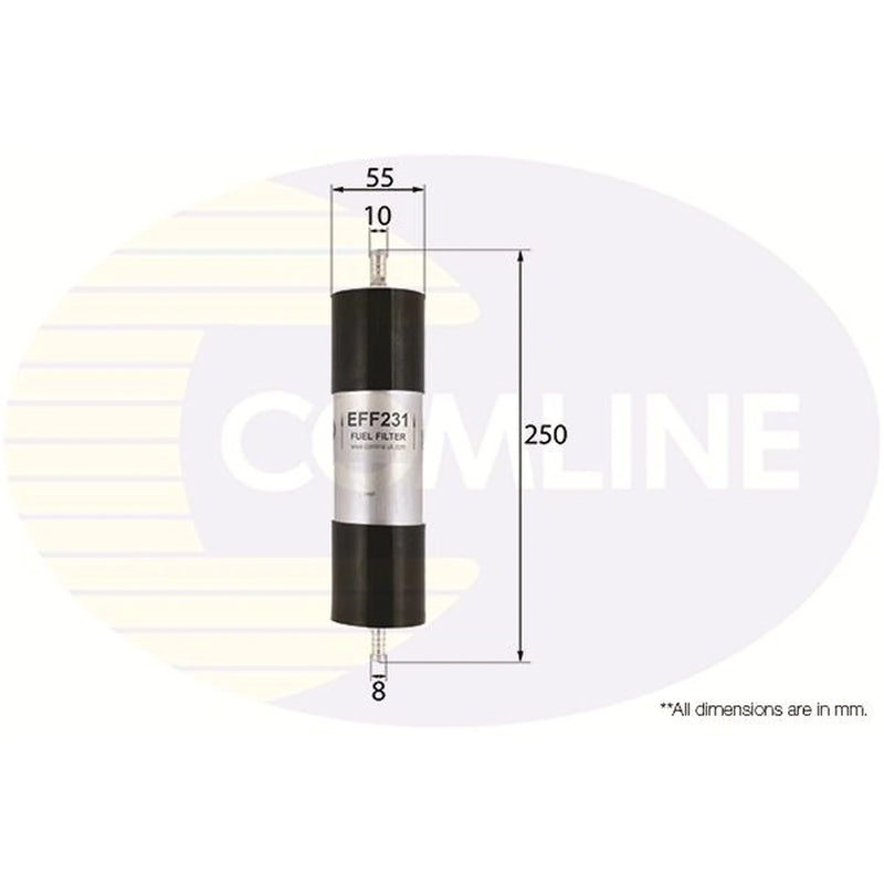 Comline Fuel Filter Element fits Audi A6 C6 2004-2011 2.0