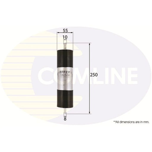 Comline Fuel Filter Element fits Audi A6 C6 2004-2011 2.0