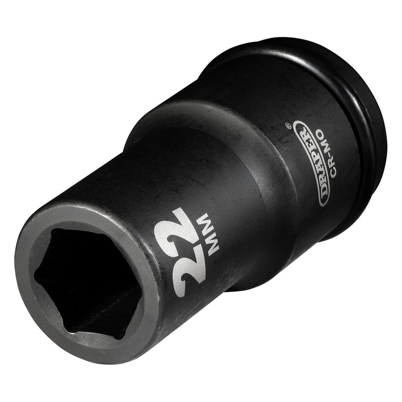 Draper Draper Hi-TORQ Deep Impact Socket, 3/4" Sq. Dr., 22mm Draper - Town Tools