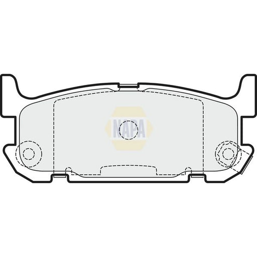 NAPA Rear Brake Pad Set NBP1748