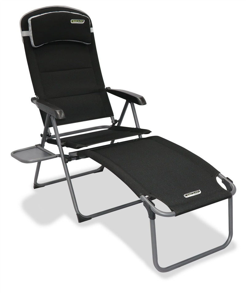 Quest Vienna Pro Recline Camping Caravan Chair with Side Table Quest - Dynamic Drive