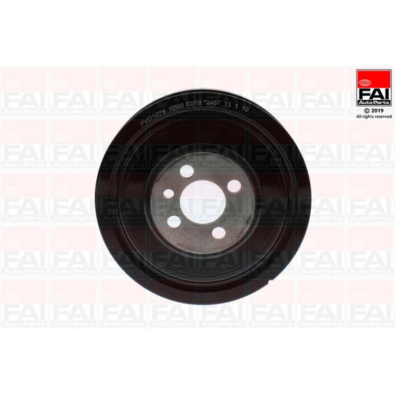 FAI Crank Shaft Belt Pulley fits Audi A2 2000-2005 1.4