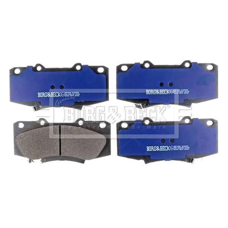 Borg & Beck Front Brake Discs & Pads fits Toyota Hilux Vigo VII Pickup 2005-2015