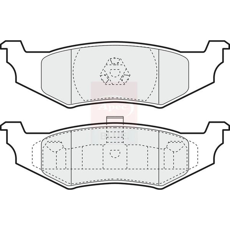 Apec Rear Brake Pad Set PD3475