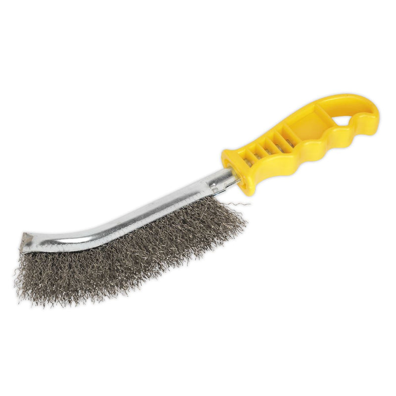 Sealey Wire Brush Stainless Steel WB05Y Sealey - Dynamic Drive
