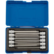 Draper TX-STAR Long Socket Bit Set, 3/8" Sq. Dr., 150mm (10 Piece) Draper - Dynamic Drive