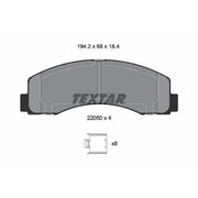 Textar Brake Pad Set 2205002