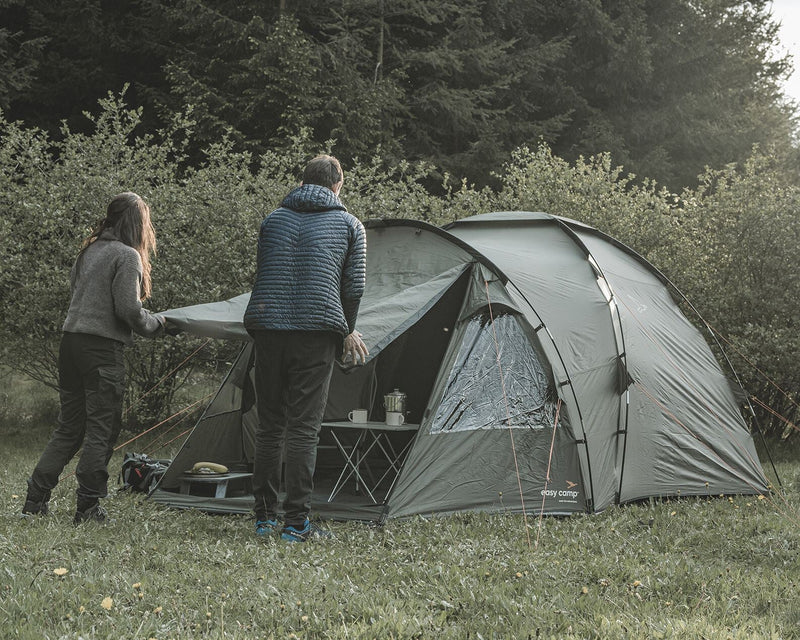 Easy Camp Kinn 4 Pole Tent Green 4 Person Easy Camp - Dynamic Drive