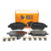 Key Parts 4 x Front Brake Pad Set fits Alfa Romeo Mito 2008-2018 0.9 1.4