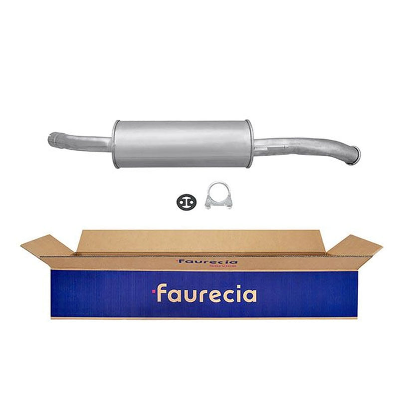 Hella End Silencer Rear fits Fiat Ducato 2001-2006 2.0 2.8