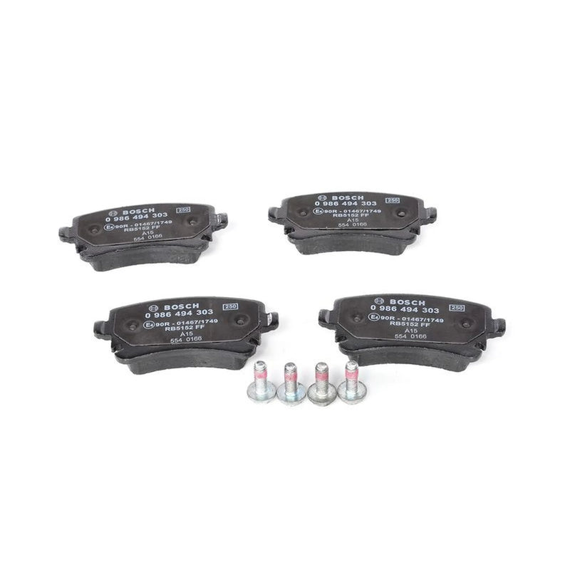 Bosch Front & Rear Pads fits Audi A6 C6 2008-2010