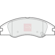 Apec Front Brake Pad Set fits Kia Cerato I 2004-2009 1.5 1.6 2.0