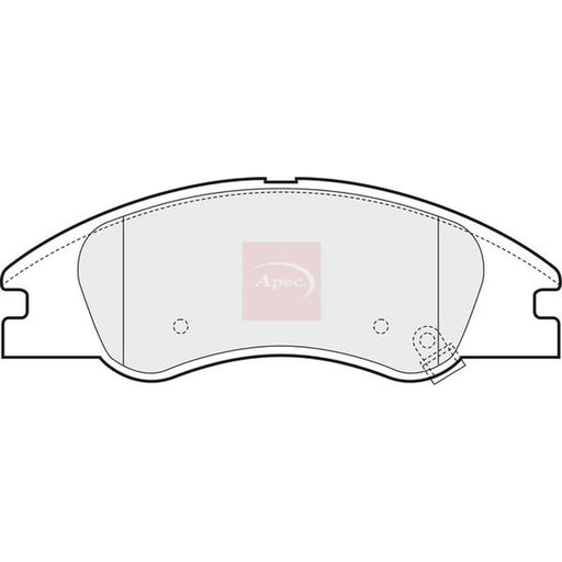Apec Front Brake Pad Set PAD1449