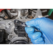 Siegen Siegen Micro Flexi-Head Ratchet Wrench 1/4"Sq Drive S01254 Siegen - Dynamic Drive