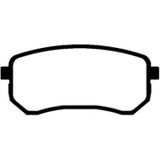 Abtex Rear Brake Pad Set PLU1193