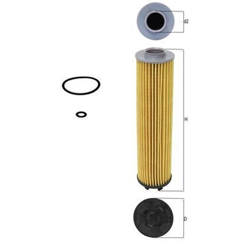Mahle Engine Oil Filter OX 1340D