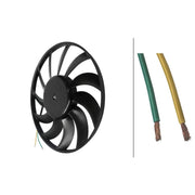 Hella Engine Cooling Fan Left fits Audi A6 Allroad C6 2006-2011 3.0 3.2