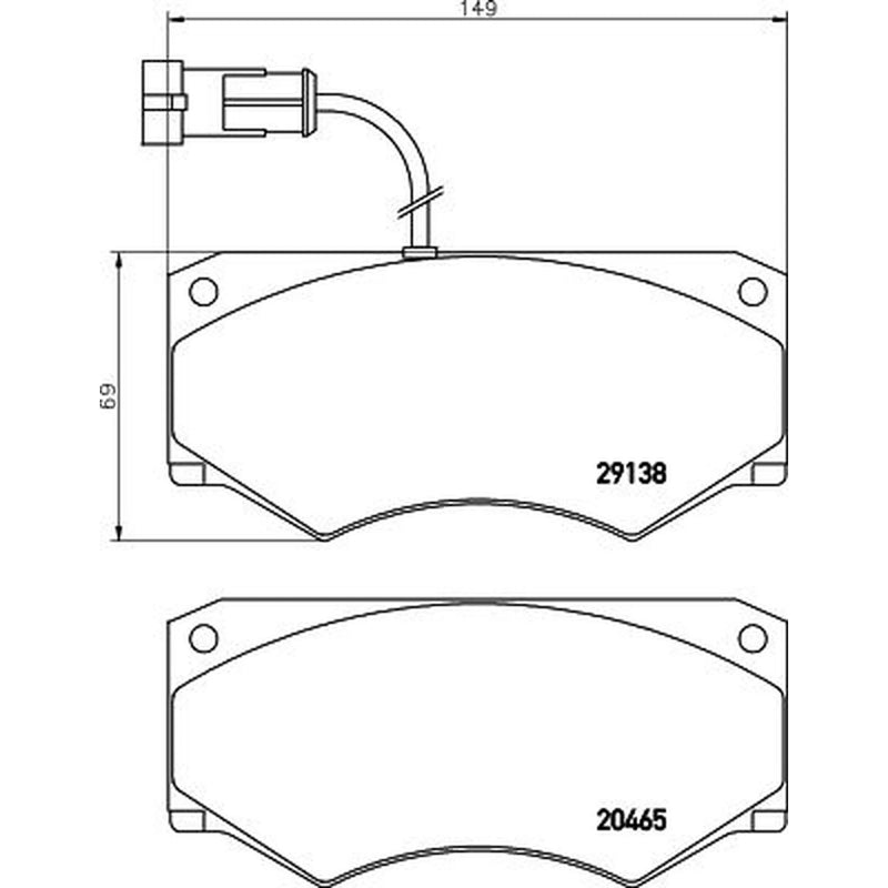 Mintex Brake Pad Set