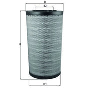 Mahle Engine Air Filter fits Daf Xf 105 2005 on 105.410 105.460 105.510