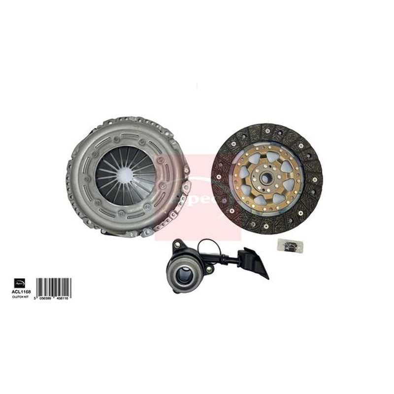 Apec Clutch Kit Set 3pc fits Citroën C4 2008-2011 1.6