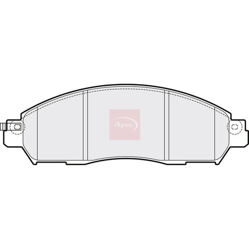 Apec Front Brake Pad Set PAD2044