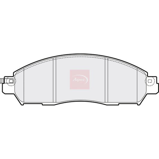 Apec Front Brake Pad Set PAD2044